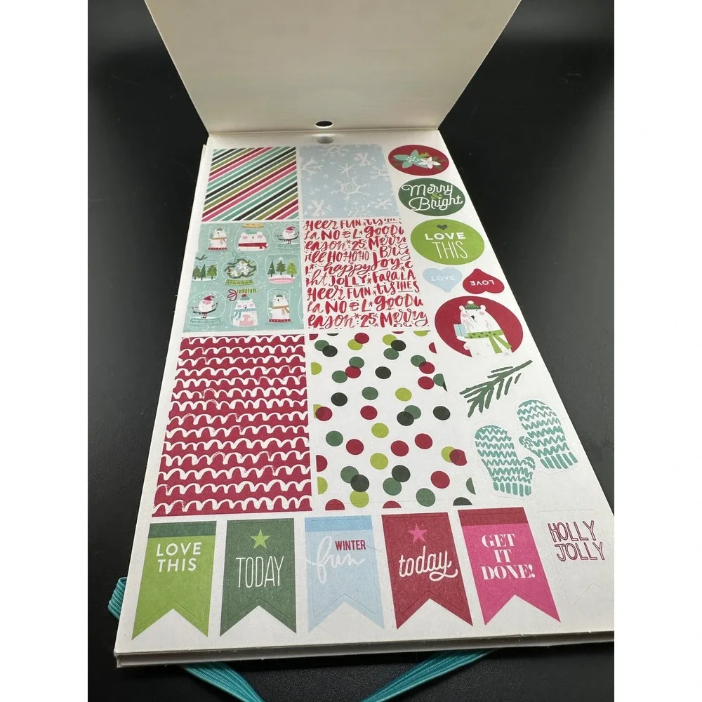 Erin Condren‎ The Happy Planner Seasonal Sticker Book 1557 pieces 90% complete